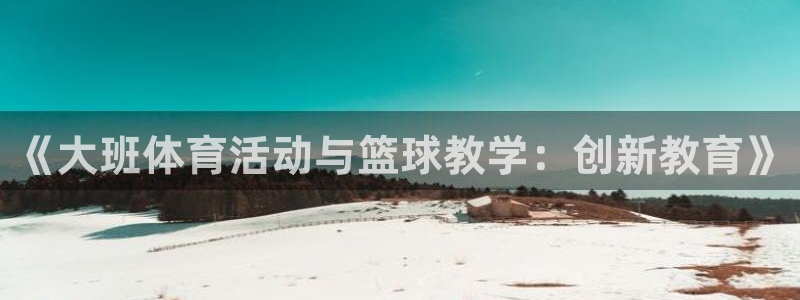 三亿体育网页版：《大班体育活动与篮球教学：创新教育》